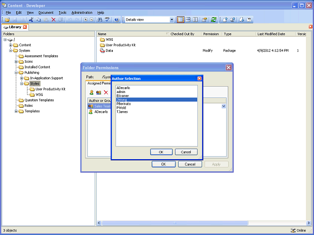 Screen image of this step