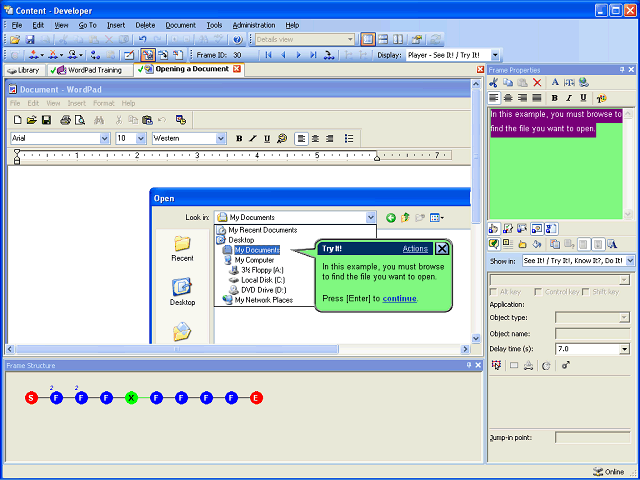 Screen image of this step