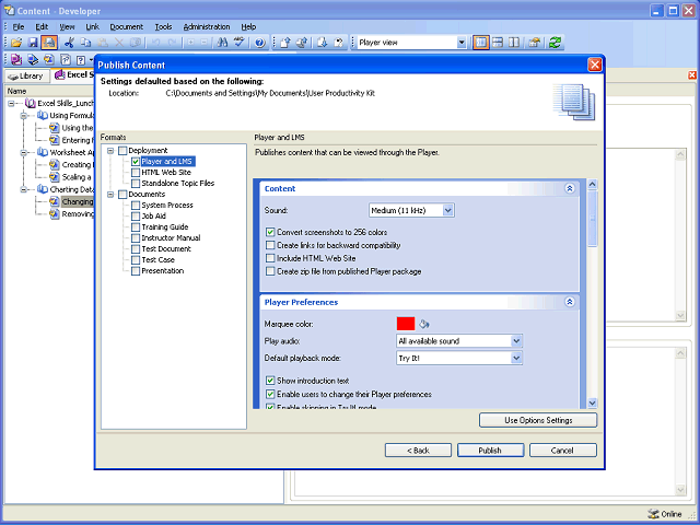 Screen image of this step