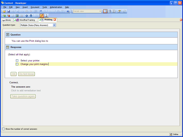 Screen image of this step