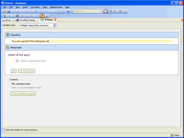 Screen image of this step