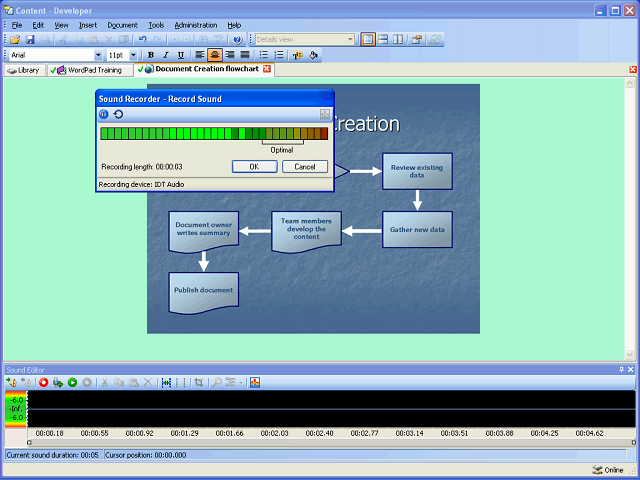 Screen image of this step