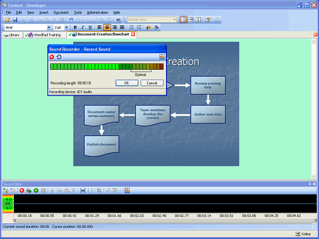 Screen image of this step