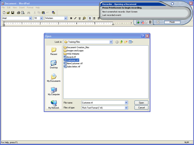 Screen image of this step
