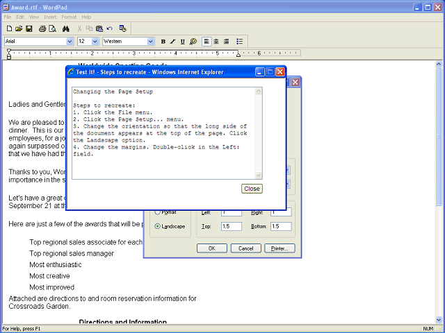 Screen image of this step