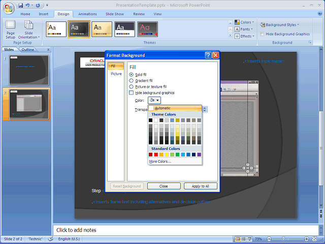 Screen image of this step