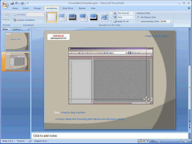 Screen image of this step