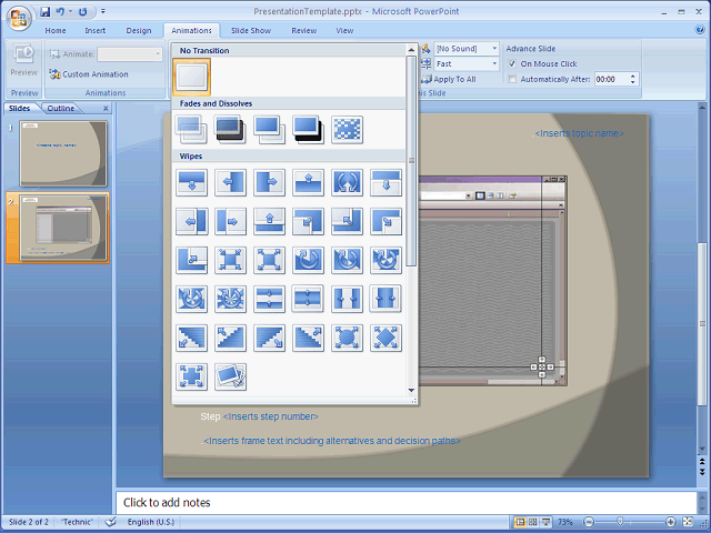 Screen image of this step