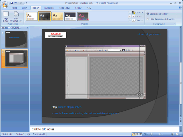 Screen image of this step