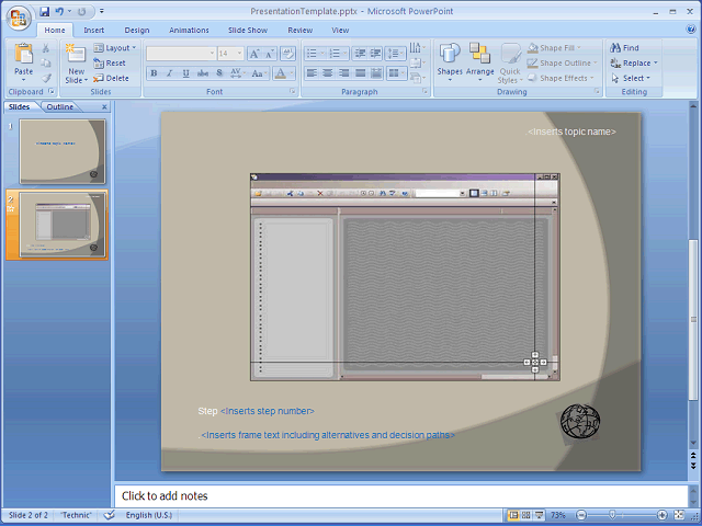 Screen image of this step