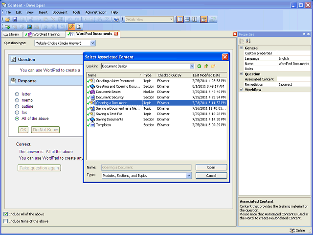 Screen image of this step