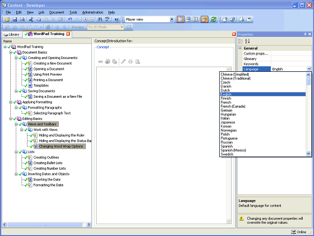 Screen image of this step