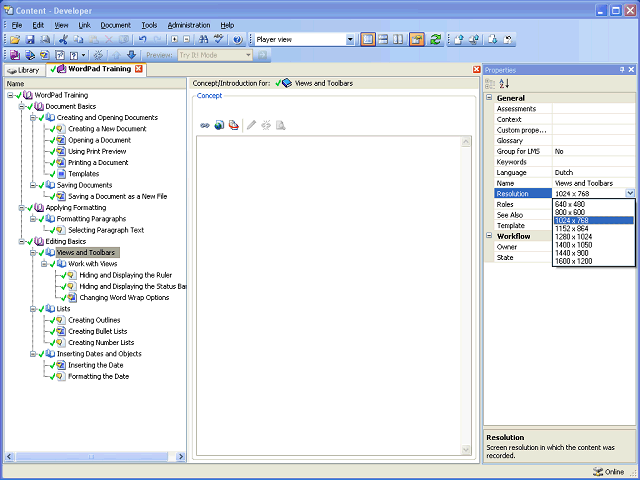 Screen image of this step