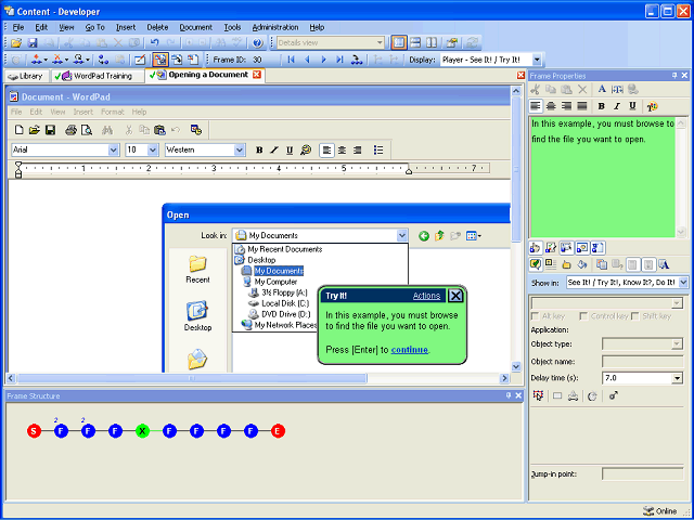 Screen image of this step