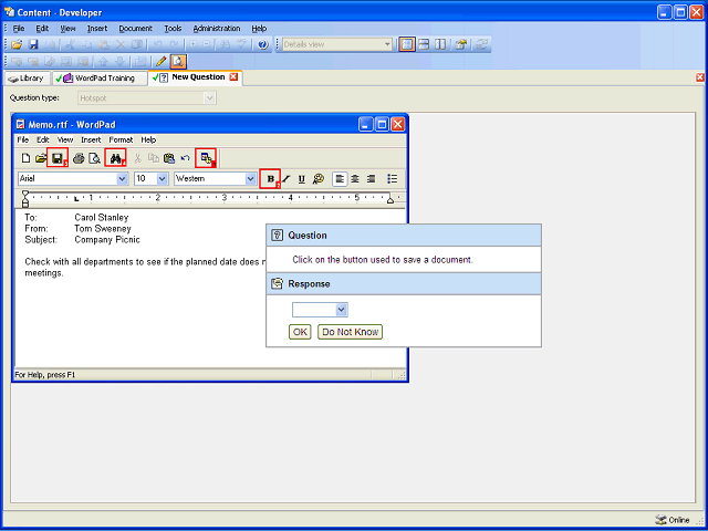 Screen image of this step