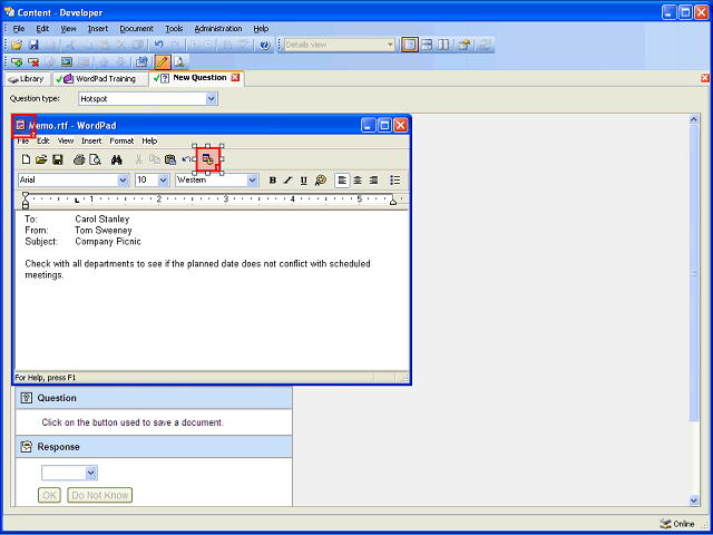 Screen image of this step