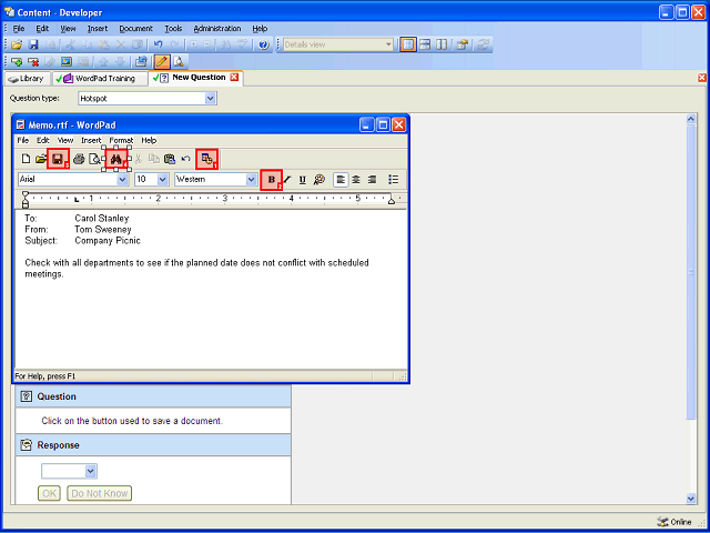 Screen image of this step