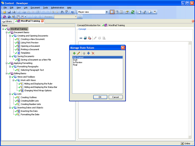 Screen image of this step