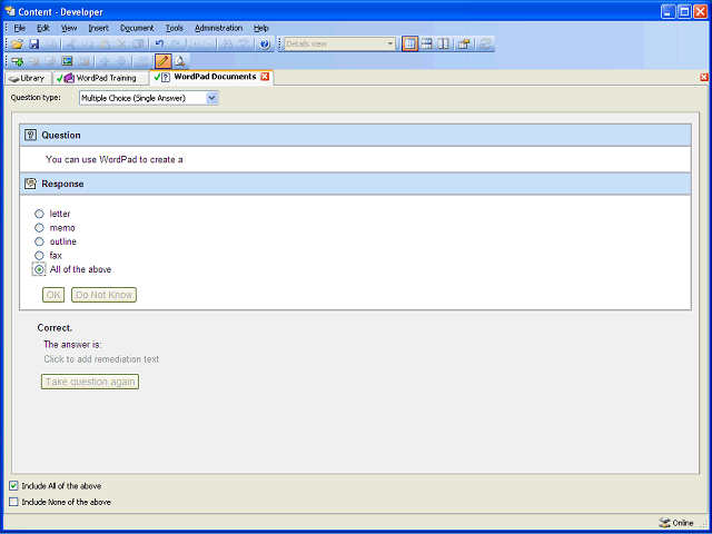 Screen image of this step