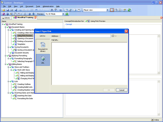 Screen image of this step