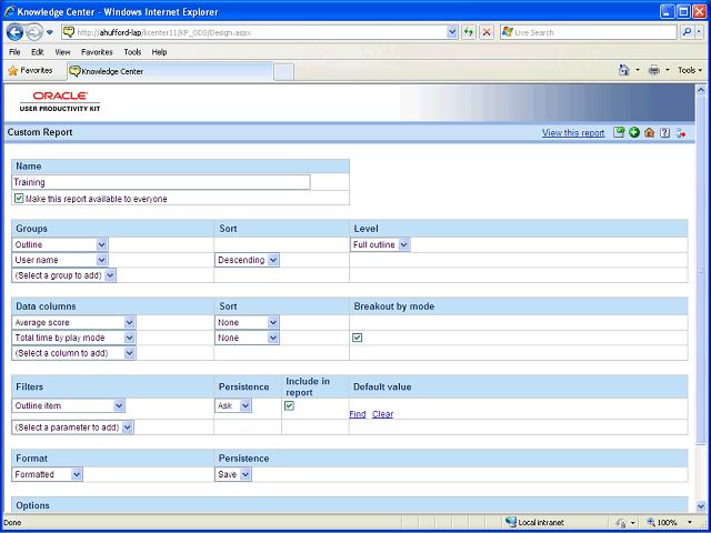 Screen image of this step