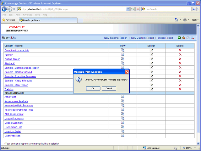 Screen image of this step