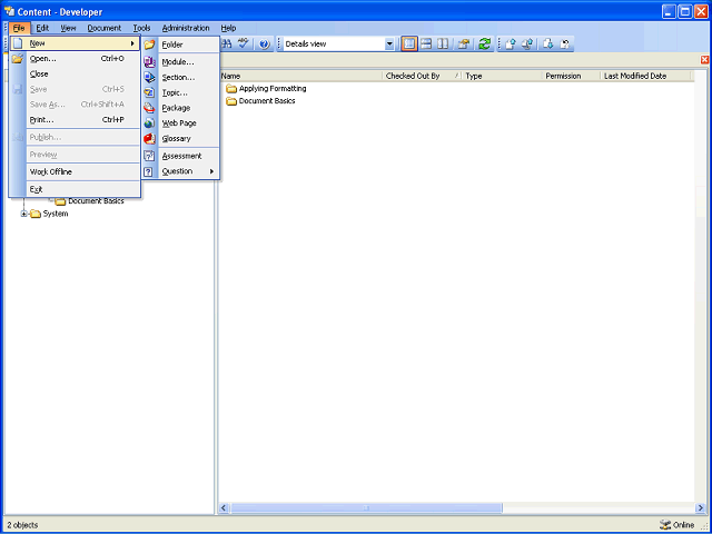 Screen image of this step