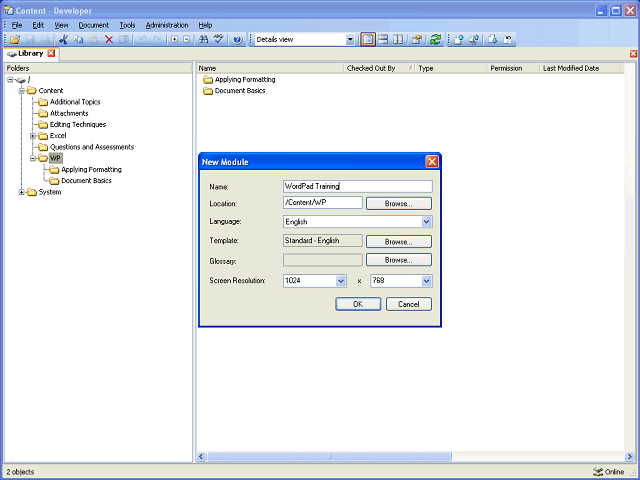 Screen image of this step