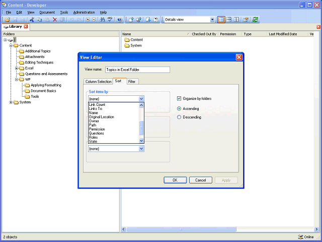 Screen image of this step