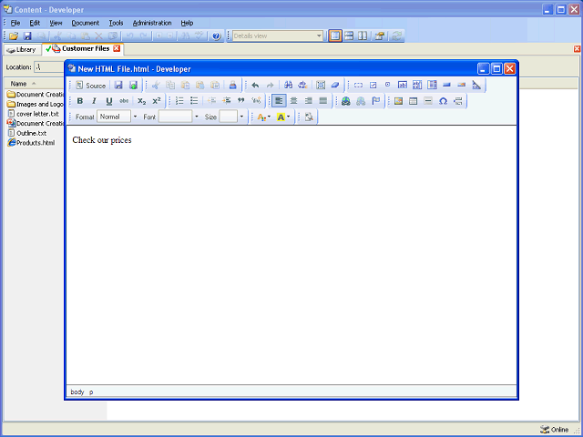 Screen image of this step