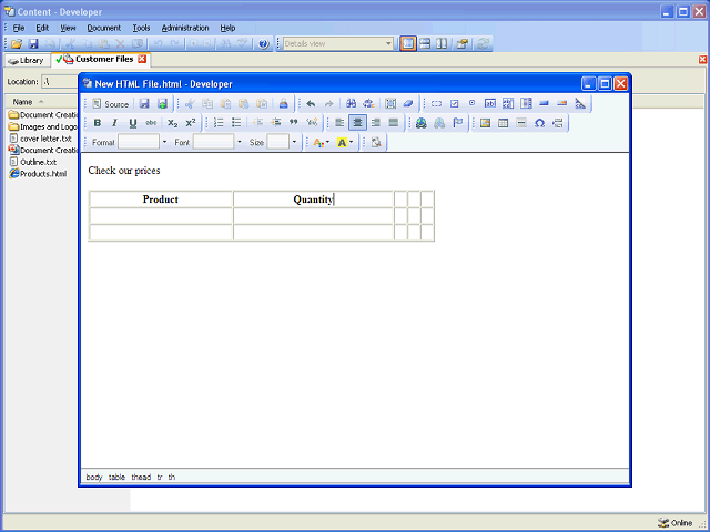 Screen image of this step