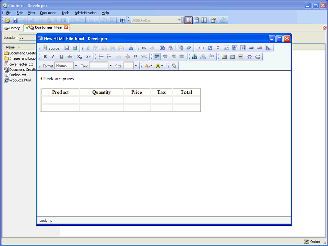 Screen image of this step