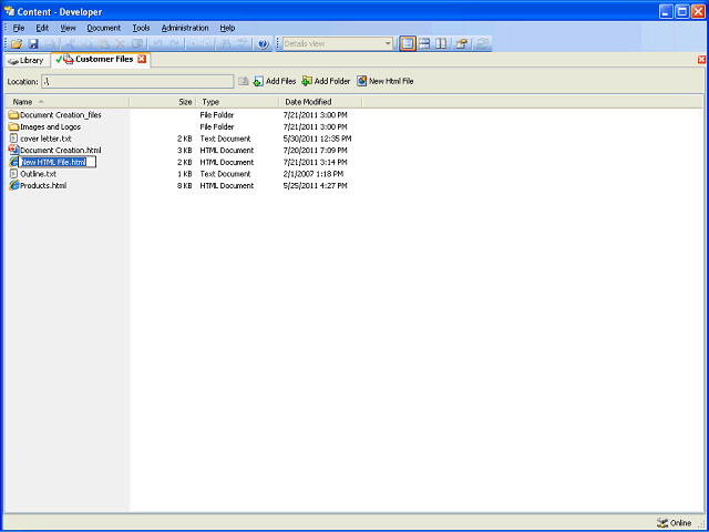 Screen image of this step