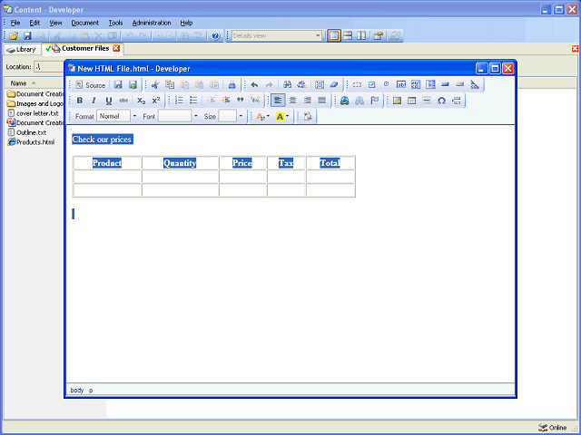Screen image of this step