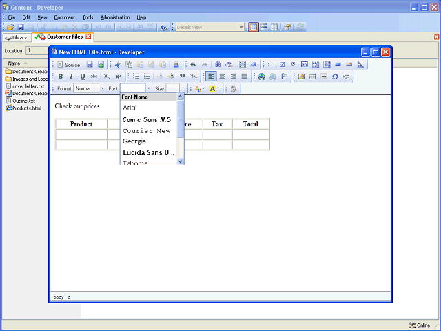 Screen image of this step