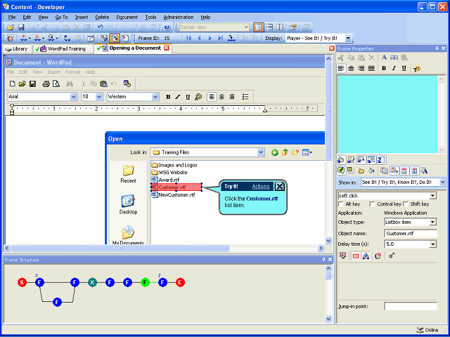 Screen image of this step