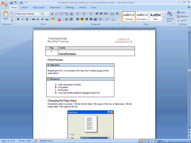 Screen image of this step