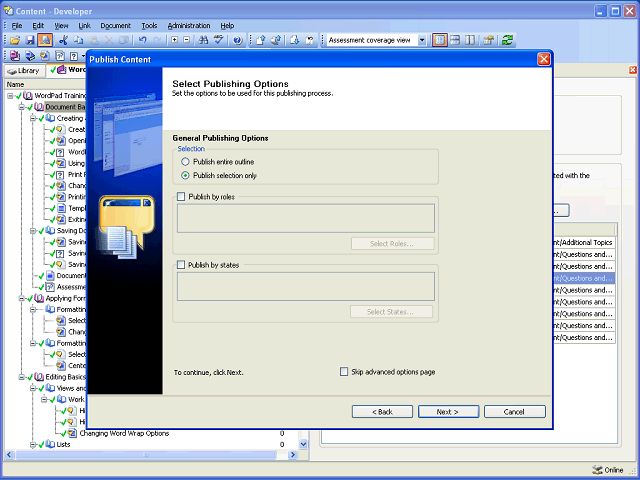 Screen image of this step
