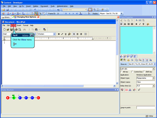 Screen image of this step