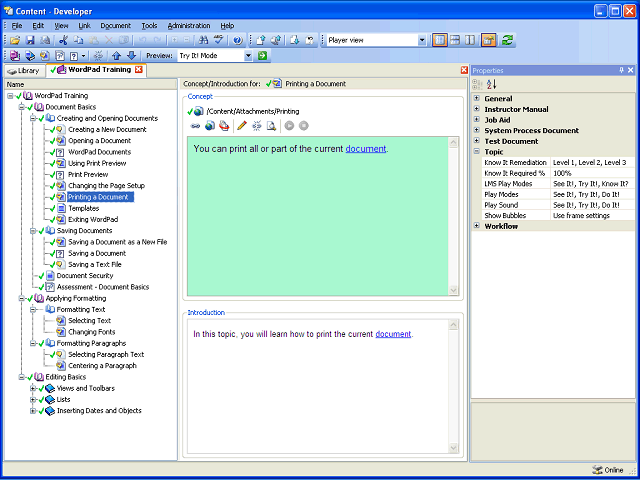 Screen image of this step