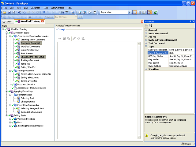 Screen image of this step