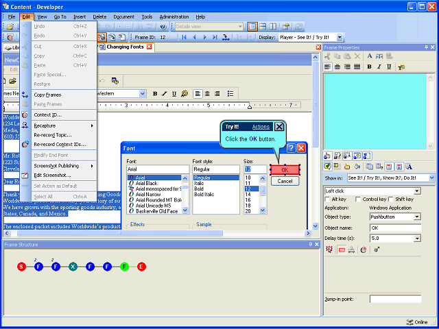 Screen image of this step