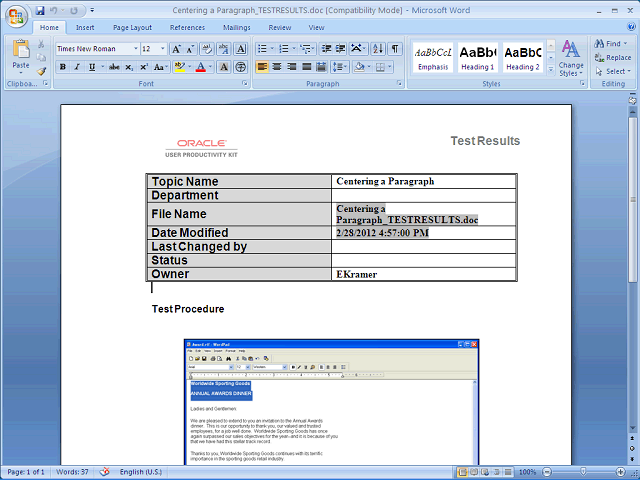 Screen image of this step