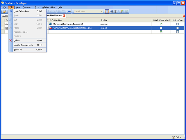 Screen image of this step