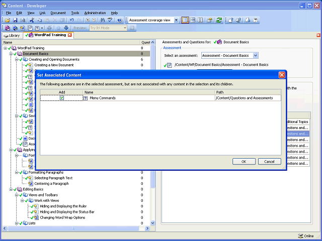 Screen image of this step