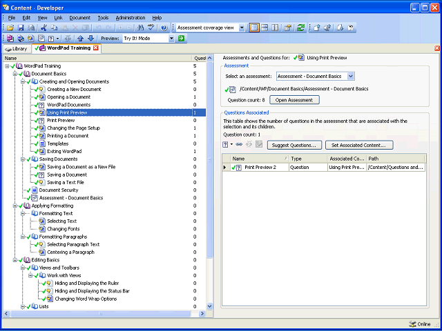 Screen image of this step