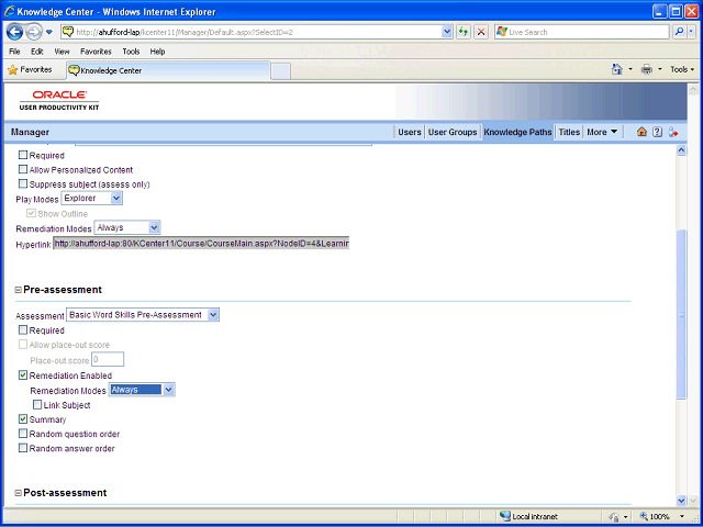 Screen image of this step