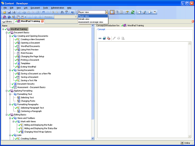 Screen image of this step