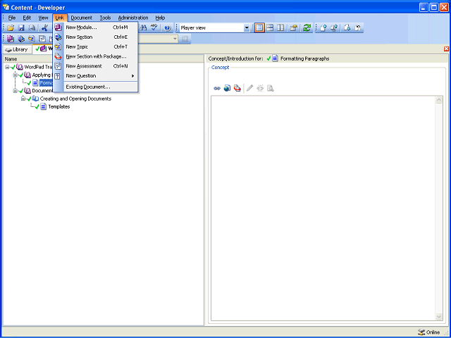 Screen image of this step