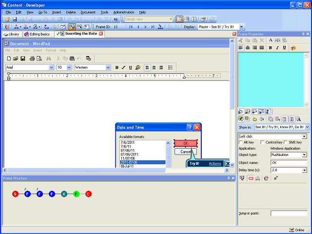 Screen image of this step